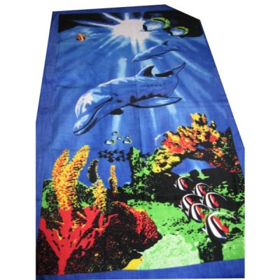 dolphin beach towel