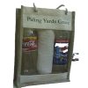 hessian bag with pvc front