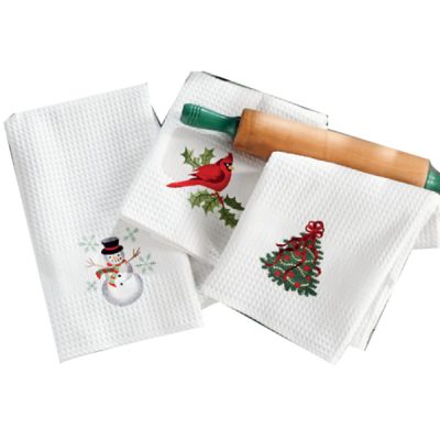 christmas kitchen towel